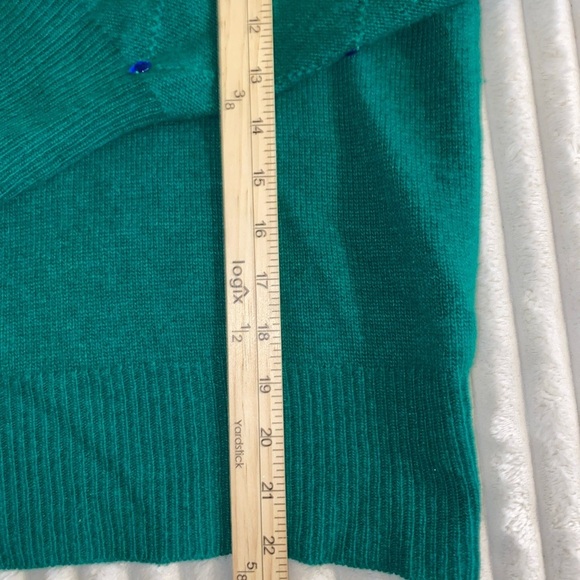 VINTAGE Richard and Company Sweater Womens M Wool Angora Turtleneck Geometric - Picture 8 of 10